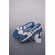 (Free Shipping)Louis Vuitton Trainer #54 Signature Blue White