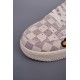 (Free Shipping)Nike Air Force 1 Mid x LOUIS VUITTON LV 'Beige' 1A9VE6