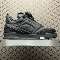 (Free Shipping)Louis Vuitton LV Skate Sneaker Black