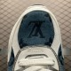 (Free Shipping)Louis Vuitton RUN 55 WMS White Blue