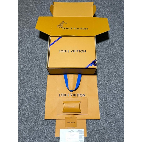 (Free Shipping)Louis Vuitton RUN 55 WMS Yellow