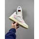 (Free Shipping)Gucci Re-Web Leather Sneakers Pink