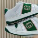 (Free Shipping)Gucci Screener 'Interlocking G - White Green