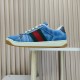 (Free Shipping)Gucci Ace 'Blue Velvet'