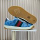 (Free Shipping)Gucci Ace 'Blue Velvet'