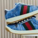 (Free Shipping)Gucci Ace 'Blue Velvet'