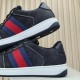 (Free Shipping)Gucci Ace 'Black Velvet'