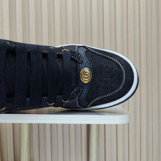 (Free Shipping)Gucci Ace 'Black Velvet'