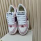 (Free Shipping)Gucci Wmns Screener Sneaker GG Monogram - Pink