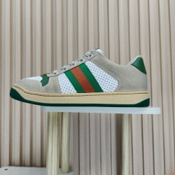 (Free Shipping)Gucci Wmns Screener 'Distressed Green Orange'