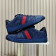 (Free Shipping)Gucci Screener 'GG Supreme - Dark Blue Red'