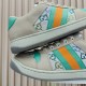 (Free Shipping)Gucci Wmns Screener 'GG Crystals - Beige Green Orange'