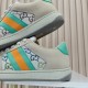 (Free Shipping)Gucci Wmns Screener 'GG Crystals - Beige Green Orange'