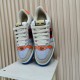 (Free Shipping)Gucci Screener GG Leather Sneakers 'Grey Blue Red'