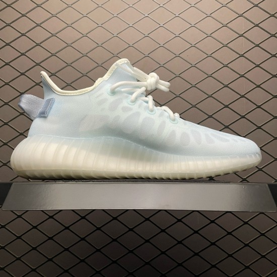 (Free Shipping)YEEZY BOOST 350 V2 “Mono Ice” GW2869