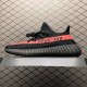 (Free Shipping)Adidas Yeezy Boost 350 V2 Core Black Red BY9612