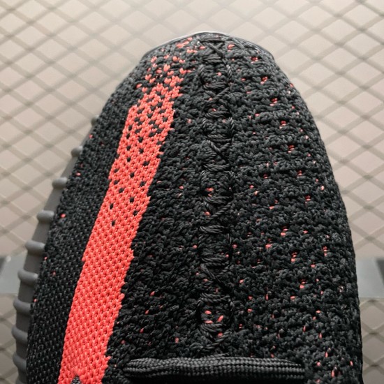 (Free Shipping)Adidas Yeezy Boost 350 V2 Core Black Red BY9612