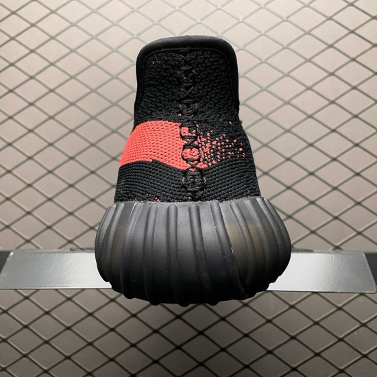 (Free Shipping)Adidas Yeezy Boost 350 V2 Core Black Red BY9612