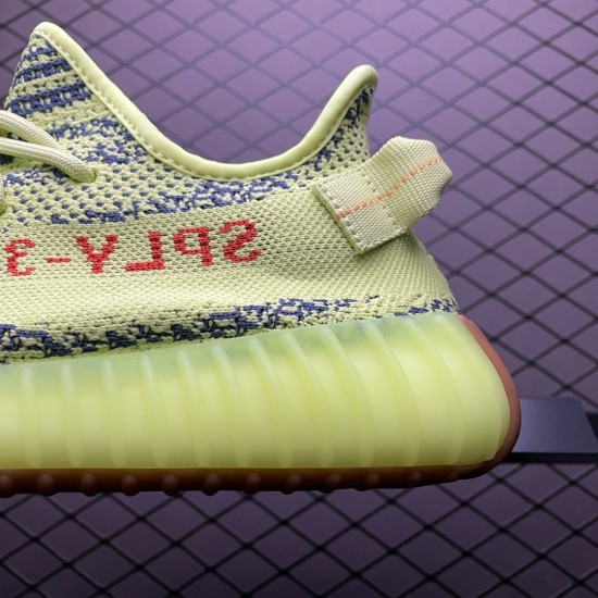 (Free Shipping)Adidas Yeezy Boost 350 V2 Semi Frozen Yellow B37572