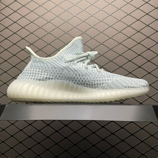 (Free Shipping)Adidas Yeezy Boost 350 V2 Cloud White (Non-Reflective)  FW3043