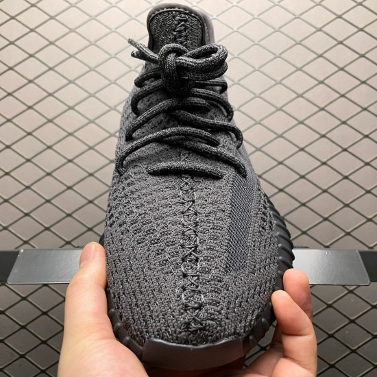 (Free Shipping)Adidas Yeezy Boost 350 V2 Static Black FU9007