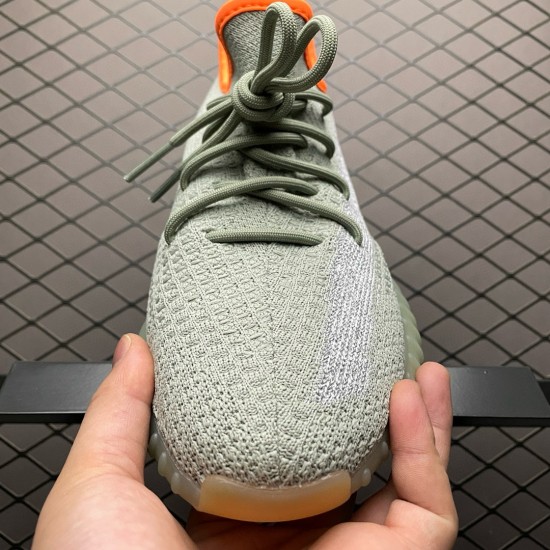 (Free Shipping)Adidas Yeezy Boost 350 V2 Desert Sage FX9035