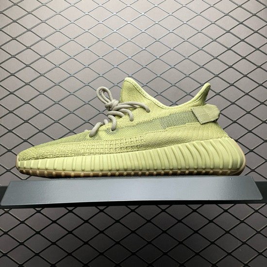 (Free Shipping)Adidas Yeezy Boost 350 V2 Sulfur FY5346