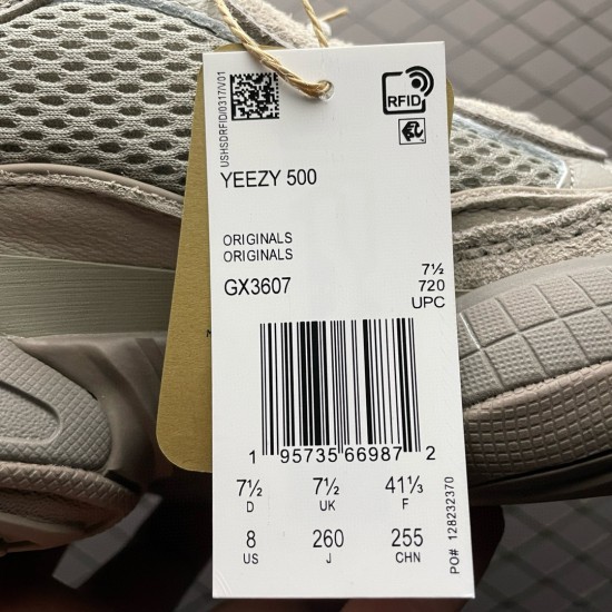 (Free Shipping)Adidas Yeezy 500 Ash Grey GX3607