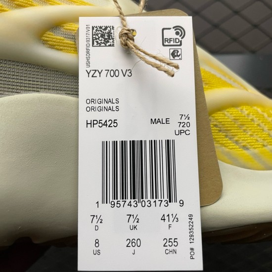 (Free Shipping)Adidas Yeezy 700 V3 Mono Safflower HP5425