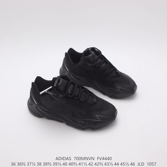 (Free Shipping)Adidas Yeezy Boost 700 MNVN Triple Black FV4440