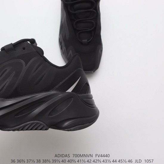 (Free Shipping)Adidas Yeezy Boost 700 MNVN Triple Black FV4440