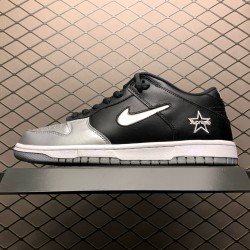 (Free Shipping)Nike SB Dunk Low Supreme Jewel Swoosh Silver CK3480-001