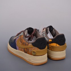 (Free Shipping)Nike Air Force 1 Low Travis Scott Cactus Jack CN2405-900