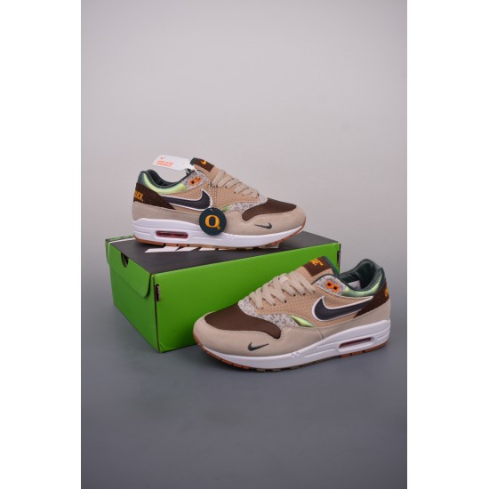 (Free Shipping)Nike Air Max 1 '87 Premium University of Oregon PE (2024) HQ2640-200