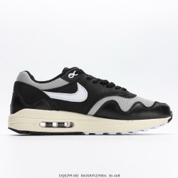 (Free Shipping)Nike Air Max 1 Patta Waves Black (with Bracelet) DQ0299-001