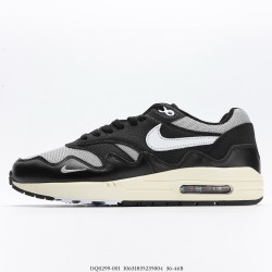 (Free Shipping)Nike Air Max 1 Patta Waves Black (with Bracelet) DQ0299-001