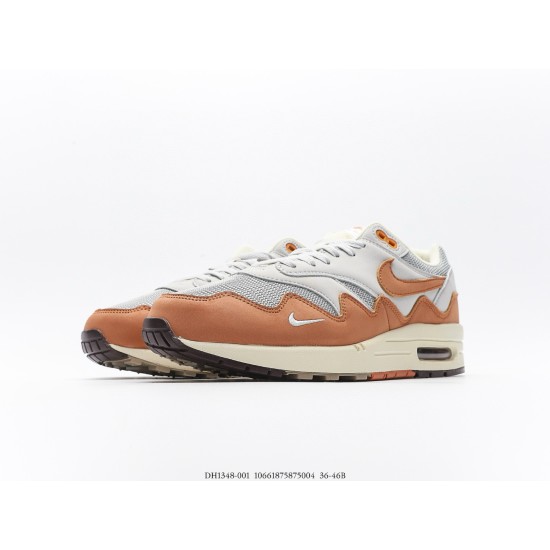 (Free Shipping)Nike Air Max 1 Patta Waves Monarch (without Bracelet) DH1348-001