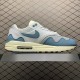 (Free Shipping)Nike Air Max 1 Patta Waves Noise Aqua (with Bracelet) DH1348-004