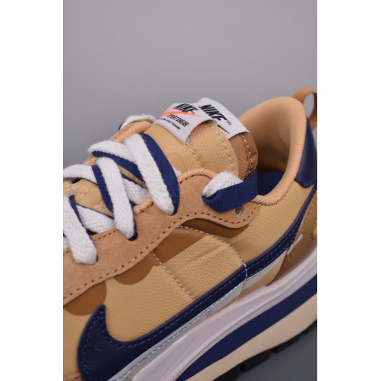 (Free Shipping)Nike Vaporwaffle sacai Sesame Blue Void DD1875-200