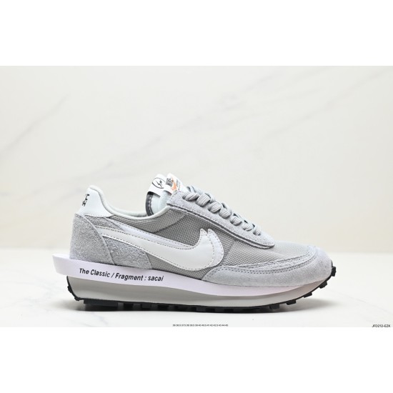 (Free Shipping)Fragment x Sacai x Nike LDWaffle “Wolf Grey” DH2684-001