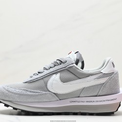 (Free Shipping)Fragment x Sacai x Nike LDWaffle “Wolf Grey” DH2684-001