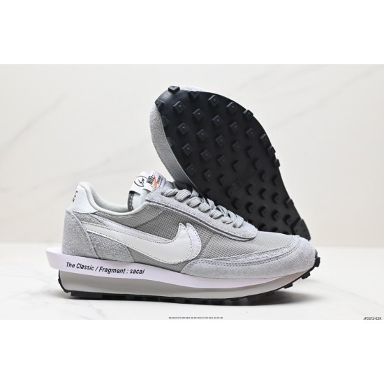 (Free Shipping)Fragment x Sacai x Nike LDWaffle “Wolf Grey” DH2684-001