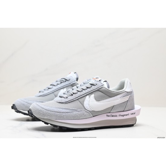 (Free Shipping)Fragment x Sacai x Nike LDWaffle “Wolf Grey” DH2684-001