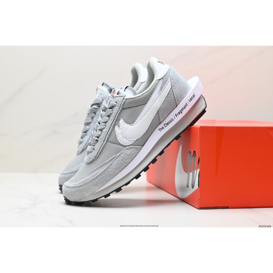 (Free Shipping)Fragment x Sacai x Nike LDWaffle “Wolf Grey” DH2684-001