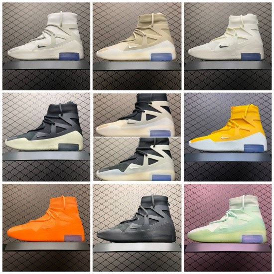 (Free Shipping)Nike Air Fear Of God 1 Sail Black FOG AR4237-100