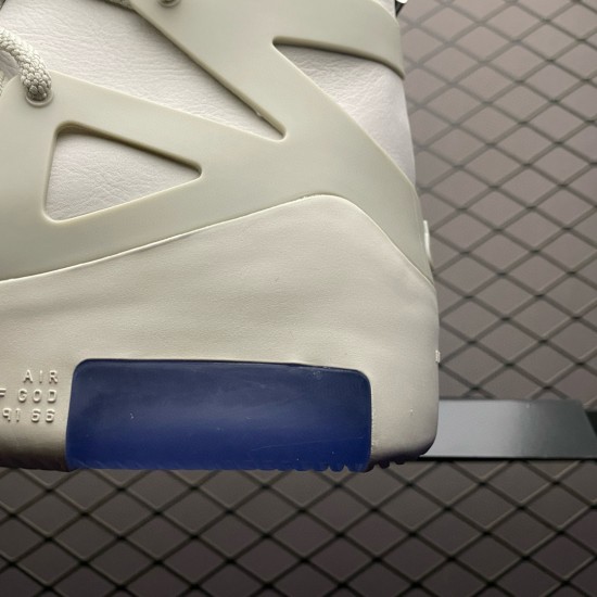 (Free Shipping)Nike Air Fear Of God 1 Light Bone AR4237-002