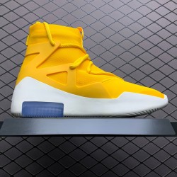 (Free Shipping)Nike Air Fear Of God 1 Yellow AR4237-700