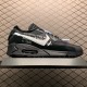 (Free Shipping)Nike Air Max 90 OFF-WHITE Black AA7293-001