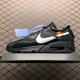 (Free Shipping)Nike Air Max 90 OFF-WHITE Black AA7293-001