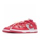 (Free Shipping)Nike Dunk Low Off-White University Red CT0856-600